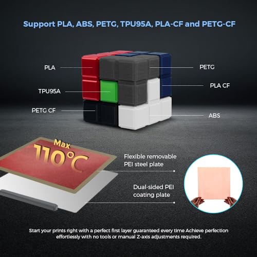 FLASHFORGE Adventurer 5M: High-Speed, Auto-Leveling 3D Printer