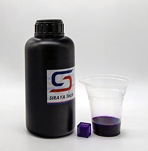 Purple UV-Curing Resin for Easy 3D Printing