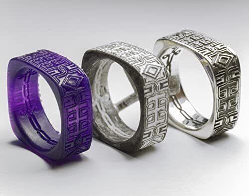 Purple UV-Curing Resin for Easy 3D Printing