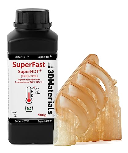 High-Heat Resistant 3D Printer Resin from Korea (Amber, 500g)