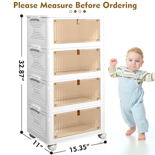 23Qt Stackable Plastic Storage Bins Organizer with Lids