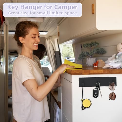 Matte Black Key Holder Wall Mount for RVs