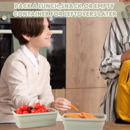 8-Piece Collapsible Silicone Food Storage Set for RVs