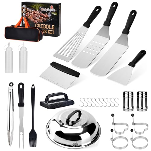 29PCS BBQ Griddle Tool Kit - Stainless Steel Accessories