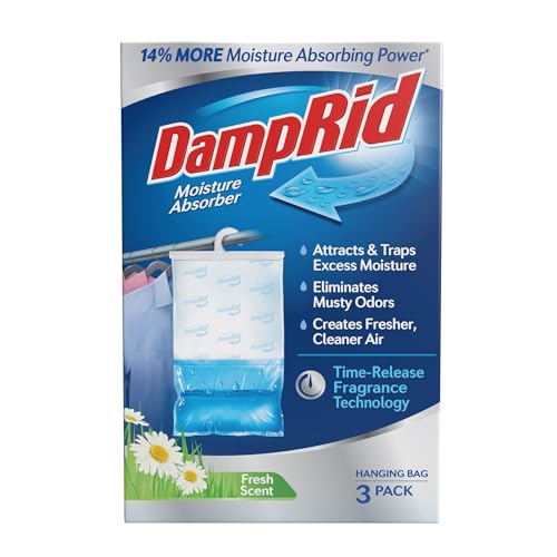 DampRid Hanging Moisture Absorber 3-Pack - Fresh Scent