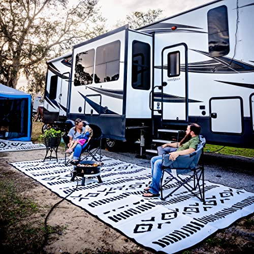 Recycled Waterproof RV Mat | Portable Outdoor Rug