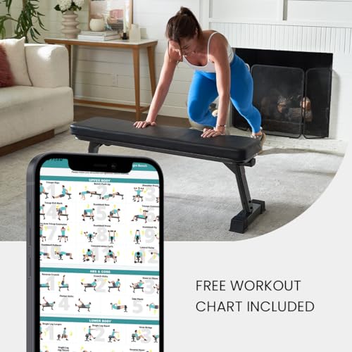 Foldable Flat Bench for RV Weight Training and Abs