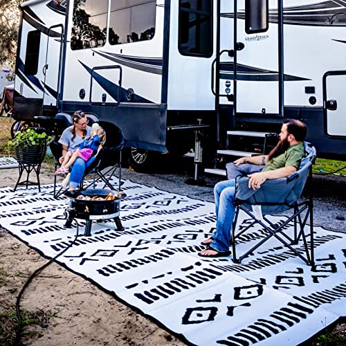 Recycled Waterproof RV Mat | Portable Outdoor Rug