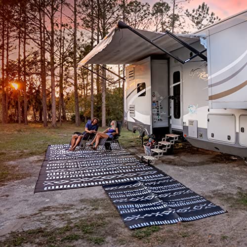 Recycled Waterproof RV Mat | Portable Outdoor Rug
