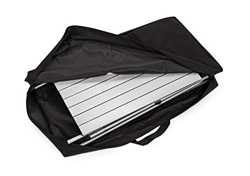 Camco Olympian Deluxe Portable Grill Table | Wide Surface Area | Perfect for Outdoor Cooking