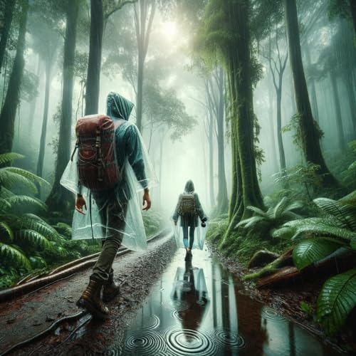 Hagon PRO Adult Disposable Rain Ponchos (5 Pack)