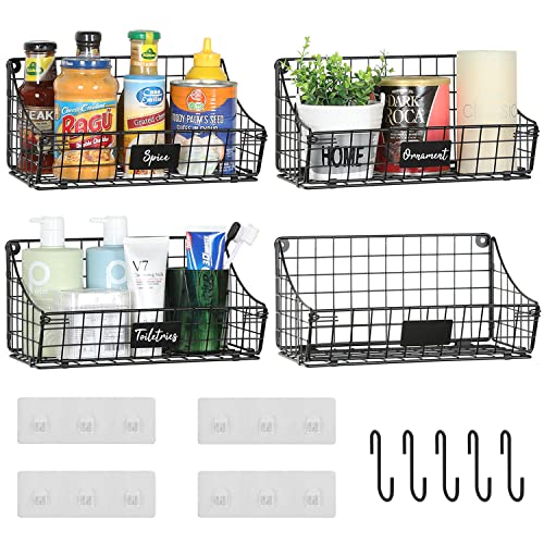 4 Pack Hanging Wall Baskets for RV Organization