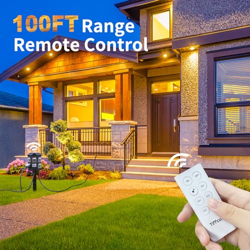 TiFFCOFiO Outdoor Remote Power Stake Timer - ETL Listed