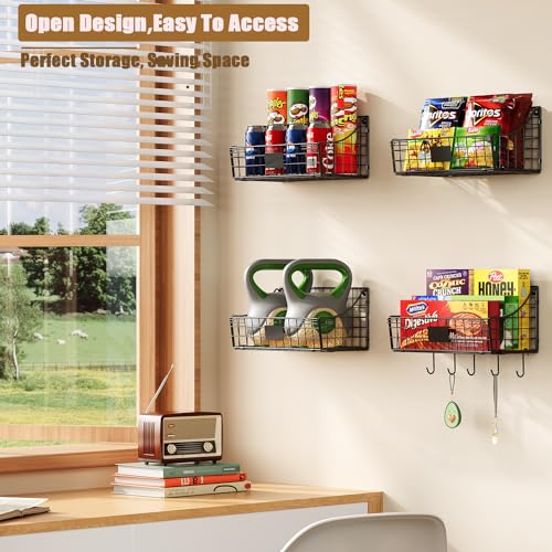 4 Pack Hanging Wall Baskets for RV Organization