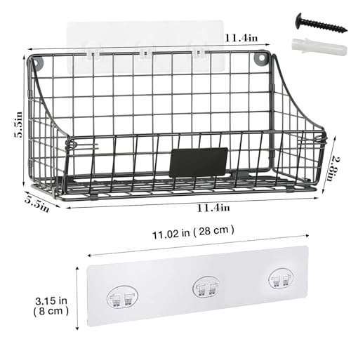 4 Pack Hanging Wall Baskets for RV Organization