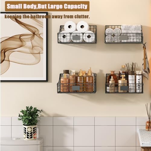 4 Pack Hanging Wall Baskets for RV Organization