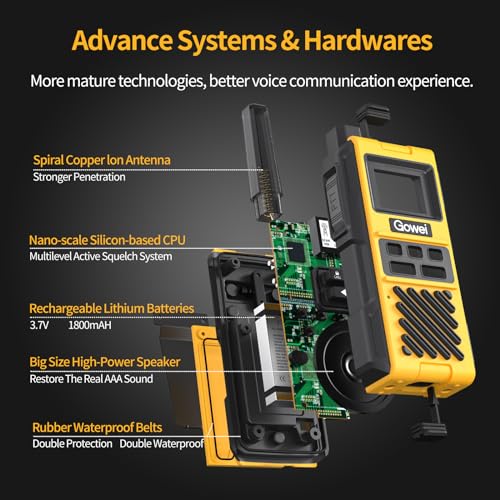 Gowei G1pro Heavy Duty Walkie Talkies for RV Living