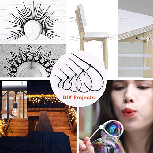 Assorted Sizes UV Resistant Zip Ties Assortment