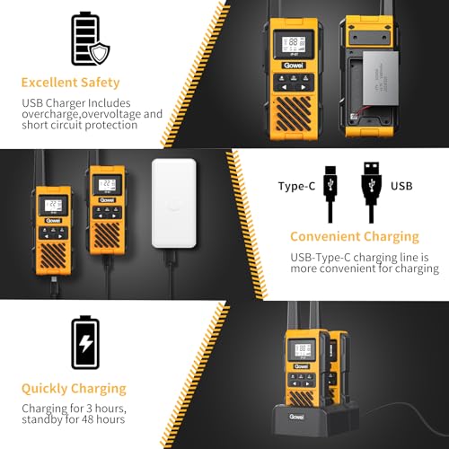 Gowei G1pro Heavy Duty Walkie Talkies for RV Living