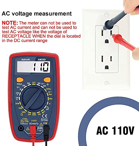 AstroAI 2000 Counts Digital Multimeter for RV Living