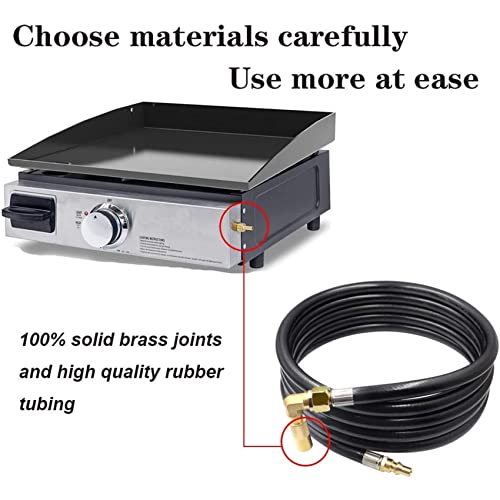 12ft Propane Adapter & Extension Hose for RV Grills