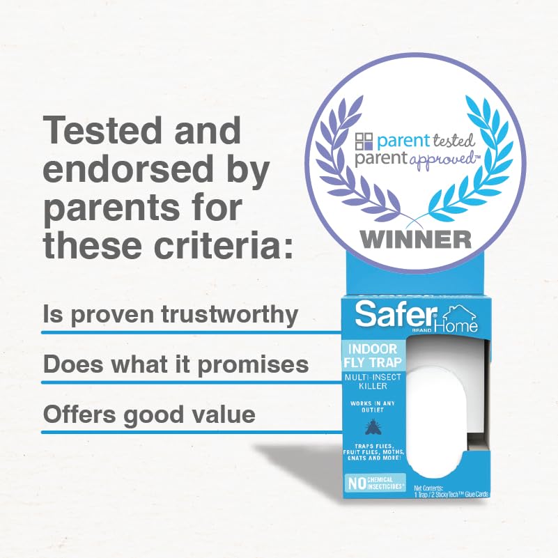 Safer Brand Indoor Plug-in Fly Traps + Glue Cards