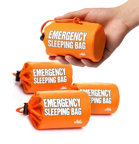 Survival Sleeping Bag Set with Thermal Blankets