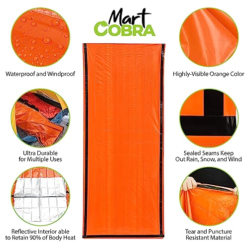 Survival Sleeping Bag Set with Thermal Blankets