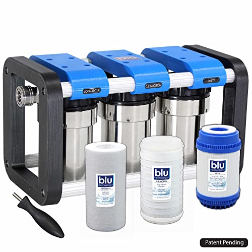 Blu Tech R3 RV Water Filter System, 0.2 Micron