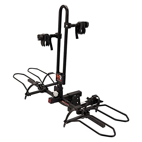 Premium Hollywood RV Rider Hitch Bike Rack - Holds 2 Electric Bikes - Durable Design