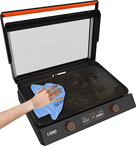 22" Electric Griddle Nonstick with Lid for Indoor/Outdoor RV Living