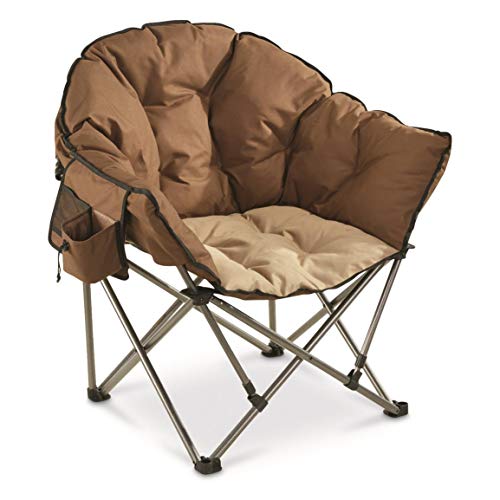 Oversized Folding Chair, Padded Seats, 500-lb Capacity