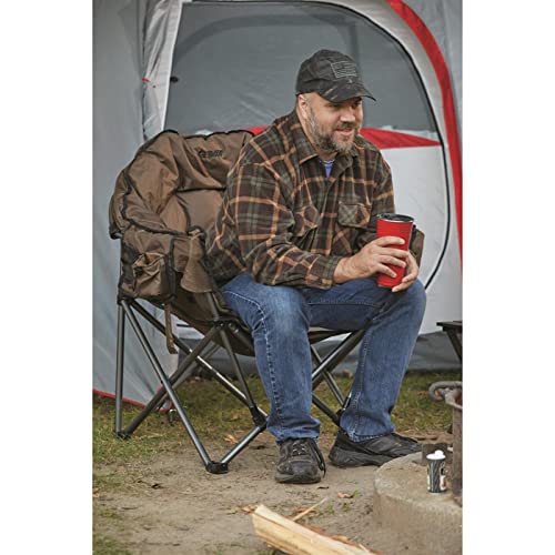 Oversized Folding Chair, Padded Seats, 500-lb Capacity