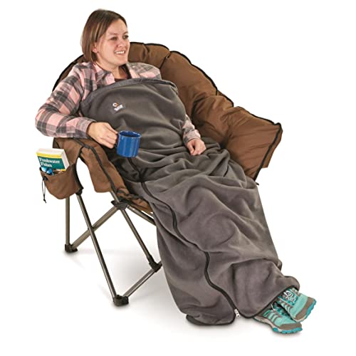 Oversized Folding Chair, Padded Seats, 500-lb Capacity