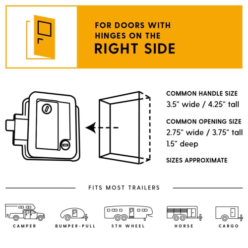 Compact Keyless Entry Keypad for RVs and 5th Wheels