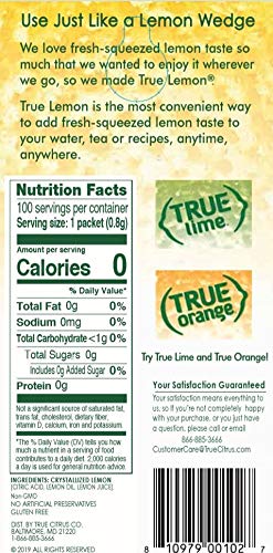 Bulk dispenser: TRUE LEMON 0 Calorie Drink Packets