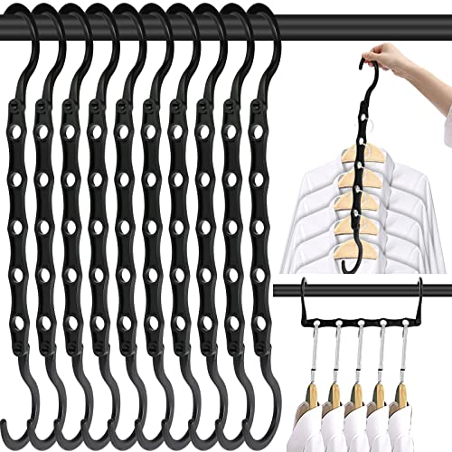 10PCS Space Saving Magic Hangers for RV Closets