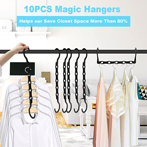 10PCS Space Saving Magic Hangers for RV Closets