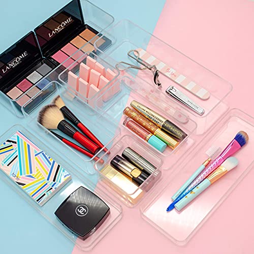 Clear Acrylic Stackable RV Bathroom Drawer Storage Organizer