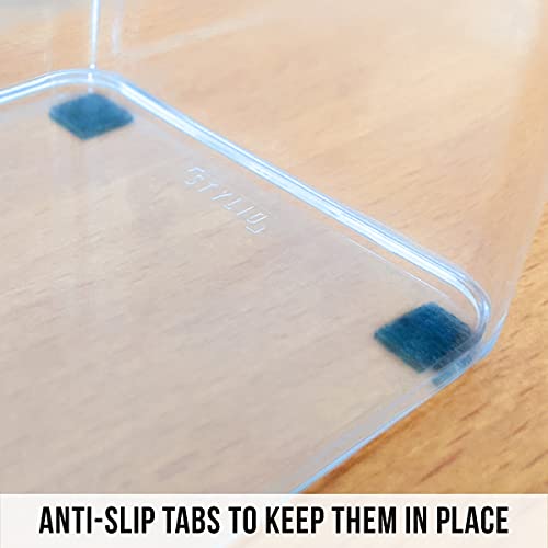 Clear Acrylic Stackable RV Bathroom Drawer Storage Organizer