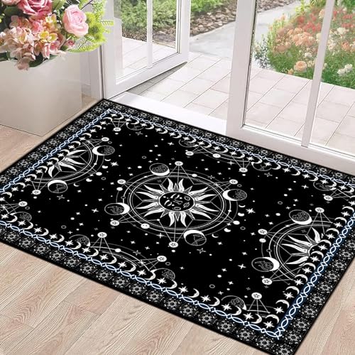 Sun and Moon Rug Boho Celestial outlets Area Rugs for Bedroom Dorm Living Room Bohemian