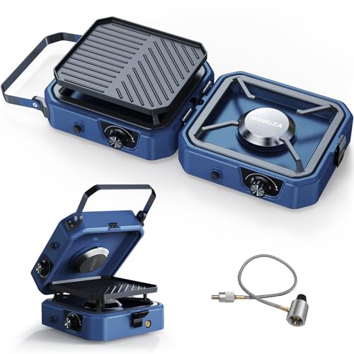WINKIZA Portable Propane Camping Stove with Grill