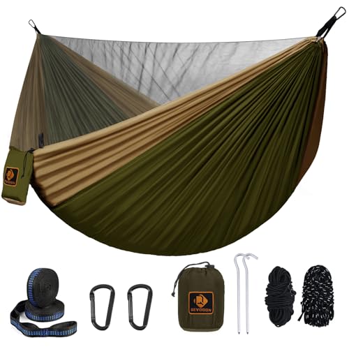 Portable Camping Hammock with Mosquito Net and Tree Straps