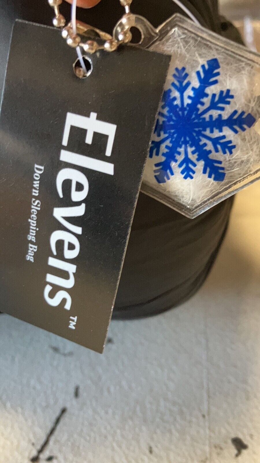 Lightweight White Duck 3 Season Mummy Sleeping Bag