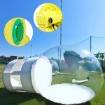 3m Inflatable Transparent Camping Tent with Blower