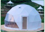 Luxury Glamping Dome Tent with Bathroom & Sunlight