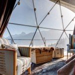 26ft Geodesic Dome Glamping Tent with Bathroom