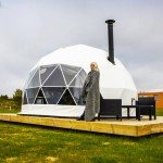 26ft Geodesic Dome Glamping Tent with Bathroom