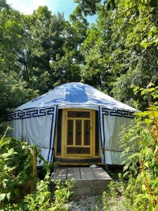 Exotic 18’ Mongolian Handcarved Luxury Yurt