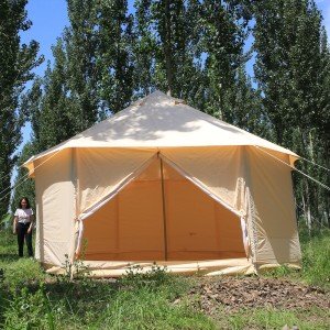 Waterproof Mongolian Yurt Tent for Family Camping